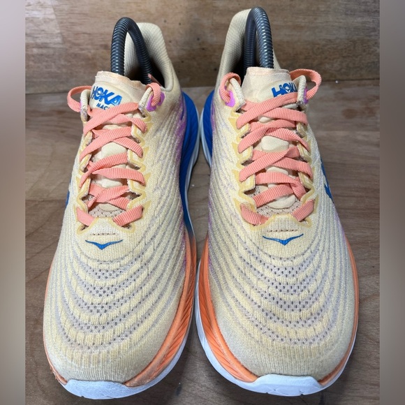 Hoka One One Mach 5 Womens Size 7.5 Running Shoes Sneakers Impala Cyclamen - Picture 3 of 12